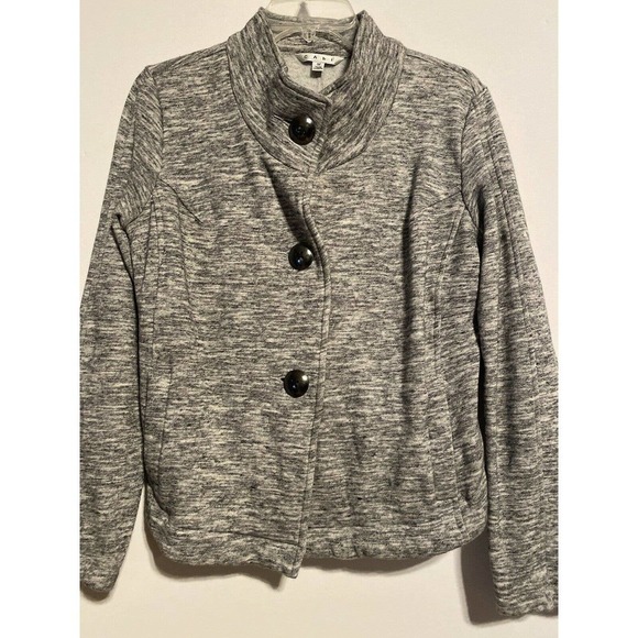 𝅺CABI Hourglass Jacket #596 Long Sleeve Medium Gray - Picture 2 of 8